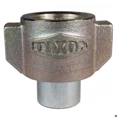 Dixon WS Series High Pressure Wingstyle Female Coupler, 1/2-14 Nominal, Female NPTF, Steel 6WSF4